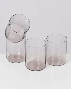 Motel a Miio Joia 4er Set Glas Groß amethist Fashion