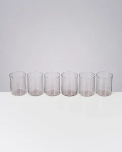 Motel a Miio Joia 6er Set Glas Groß amethist Outlet