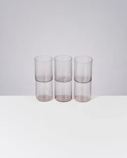 Motel a Miio Joia 6er Set Glas Groß amethist Outlet