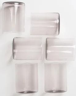 Motel a Miio Joia 6er Set Glas Groß amethist Outlet