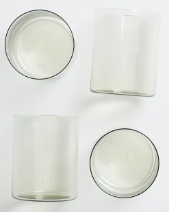 Motel a Miio Joia 4er Set Glas Groß smaragd Best