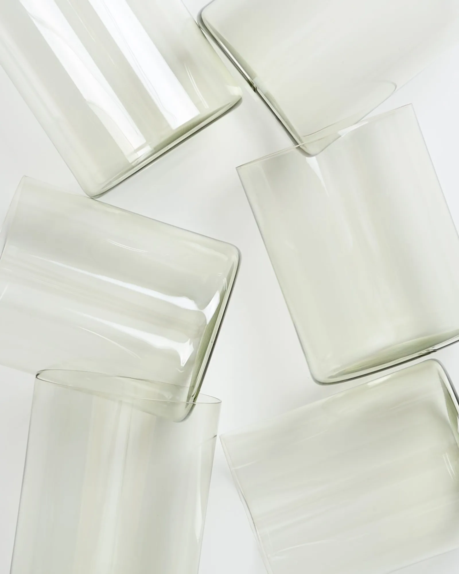 Motel a Miio Joia 6er Set Glas Groß smaragd Discount