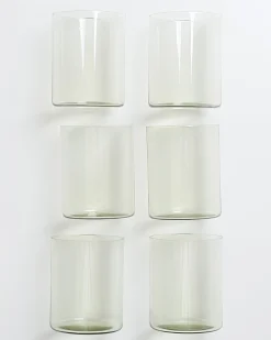 Motel a Miio Joia 6er Set Glas Groß smaragd Discount