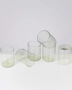 Motel a Miio Joia 6er Set Glas Groß smaragd Discount