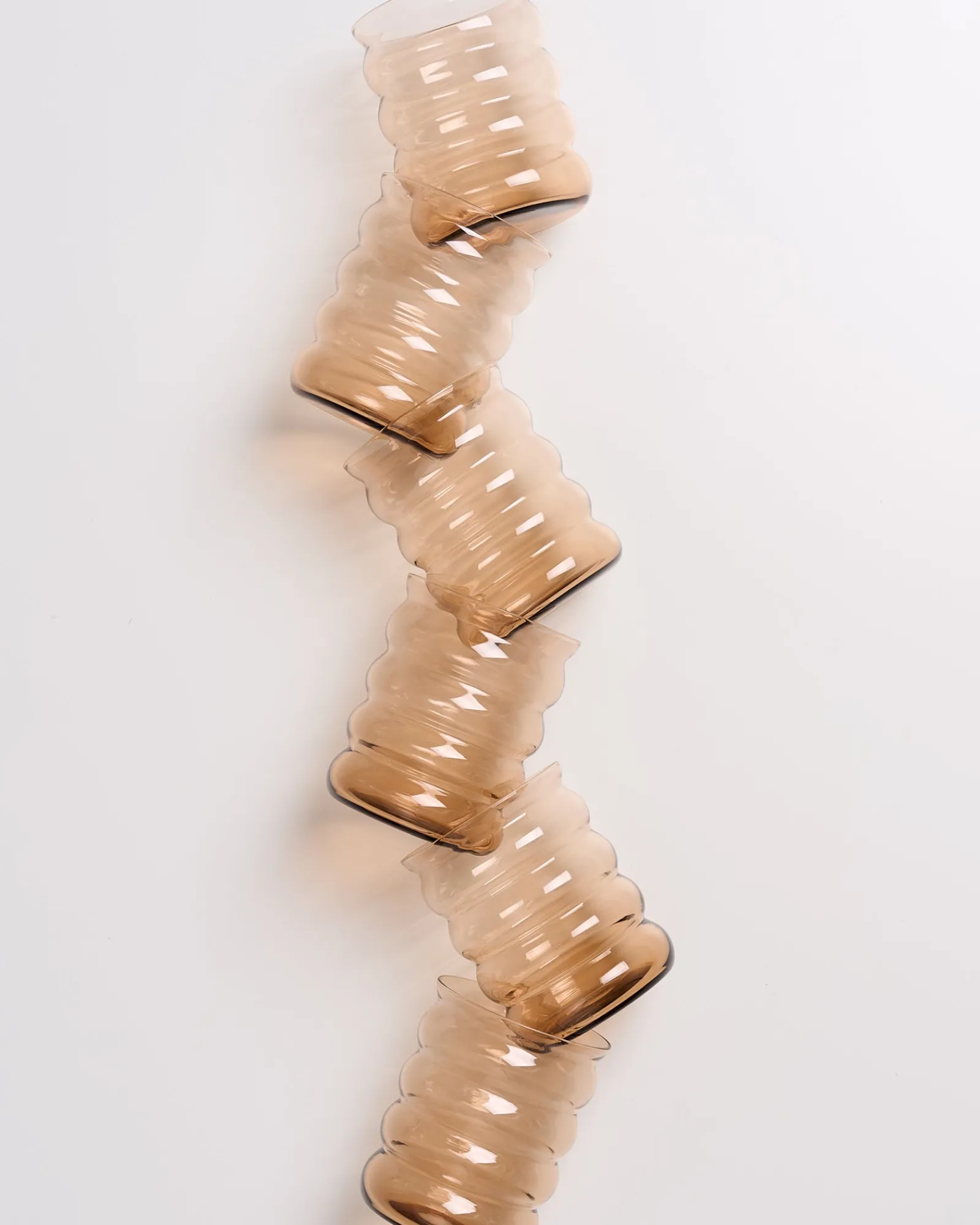 Motel a Miio Joia -Set Of 6 Glasses Large Bubble bronze Cheap