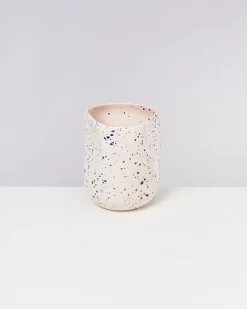 Motel a Miio João Vase L Rose Blue Speckled rosé blau gesprenkelt Flash Sale
