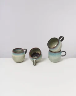Motel a Miio Madeira - Set Of 4 Mugs Big grünblau Best Sale