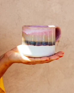 Motel a Miio Nódoa - Mug Dipped pink green Cheap