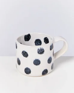 Motel a Miio Nódoa - Set Of 6 Mugs Black Dots schwarze Punkte Fashion