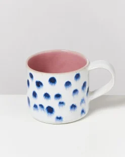 Motel a Miio Nódoa - Set Of 6 Mugs Pink With Dots rosa mit Punkten Best
