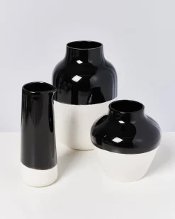 Motel a Miio Nuno Vase L - Black White black-and-white Hot