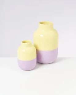 Motel a Miio Nuno Vase M - Yellow Lilac yellow purple Store