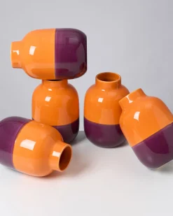 Motel a Miio Nuno Vase M Orange Darklilac orange dunkellila Sale