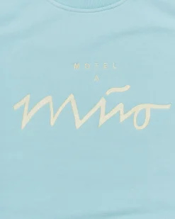 Motel a Miio Sweatshirt Men Aqua Yellow mint gelb Shop