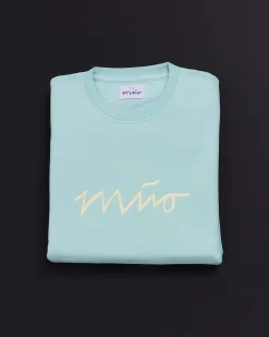Motel a Miio Sweatshirt Men Aqua Yellow mint gelb Shop