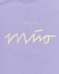 Motel a Miio Sweatshirt Men Lavender Yellow lavendel gelb Clearance