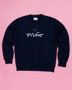 Motel a Miio Sweatshirt Men Navy White navy weiß Best