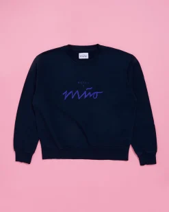 Motel a Miio Sweatshirt Women Navy Blue navy blau Cheap