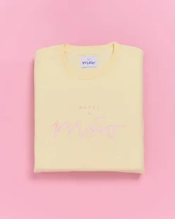 Motel a Miio Sweatshirt Women Yellow Rose gelb rosé Sale