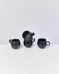 Motel a Miio Turmalina - Set Of 4 Mugs Small black Flash Sale